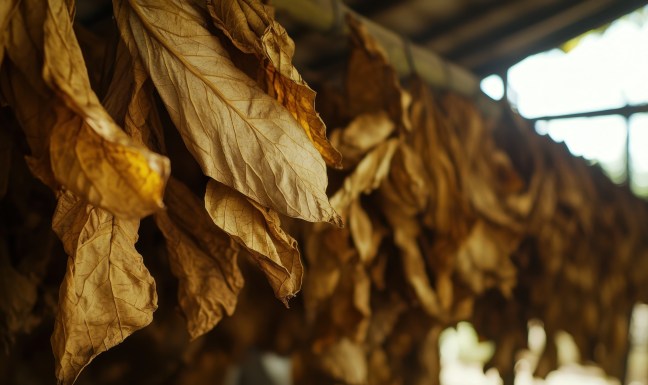 Tobacco curing barn.